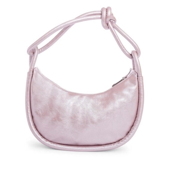 Jules Kae Handbags - Chic Metallic Pink Hobo Bag